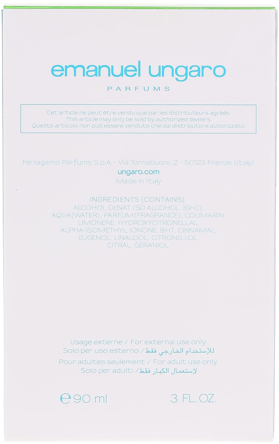 Ungaro Power by Ungaro Eau De Toilette Spray