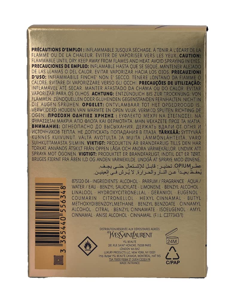 Opium by Yves Saint Laurent Eau De Parfum Spray