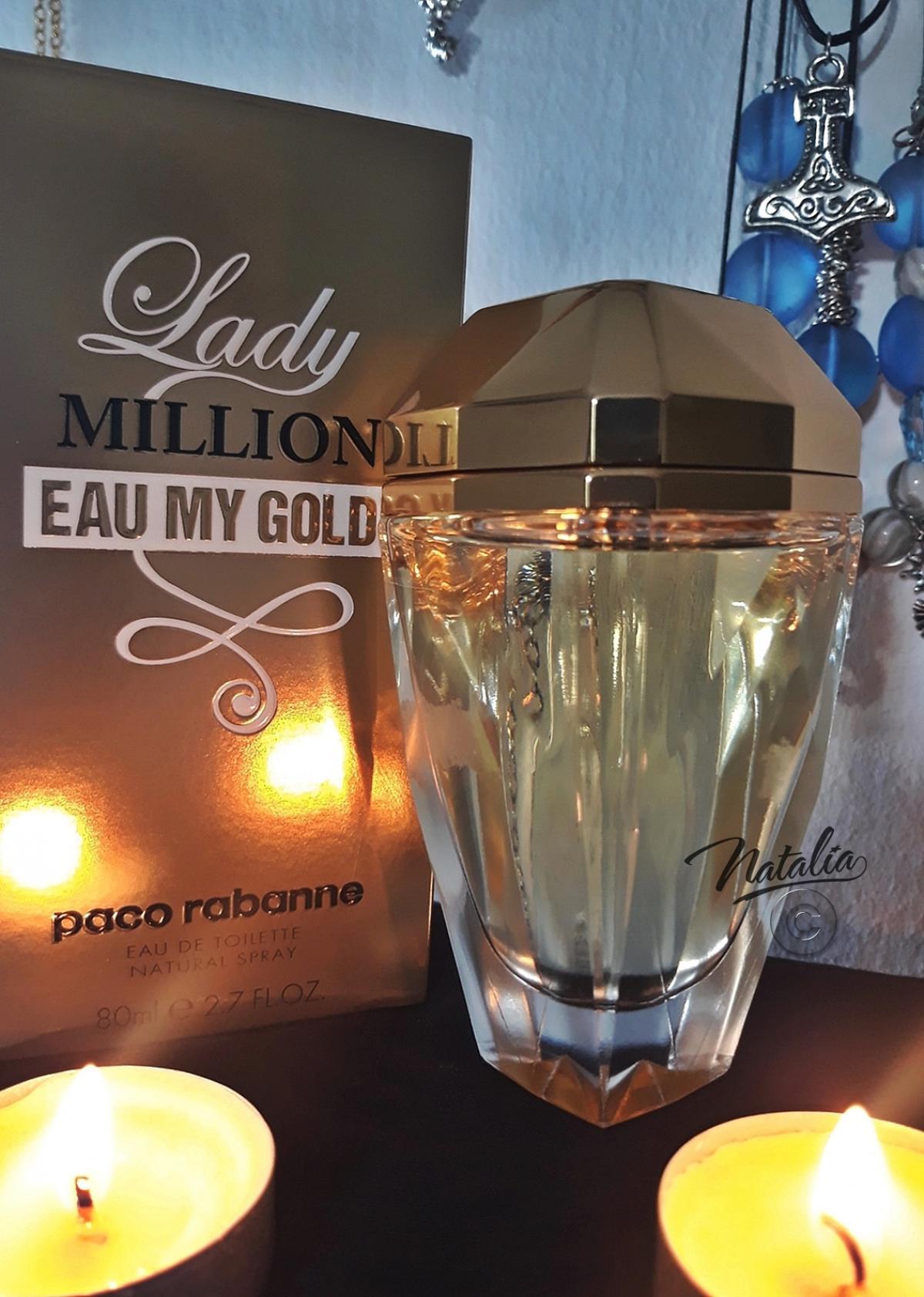 Lady Million Eau My Gold by Paco Rabanne Eau De Toilette Spray