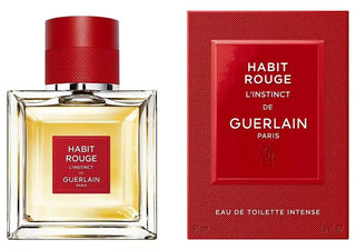 Habit Rouge L'instinct by Guerlain Eau De Toilette Intense Spray