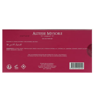 Altesse Mysore by Alexandre J Eau De Parfum Spray