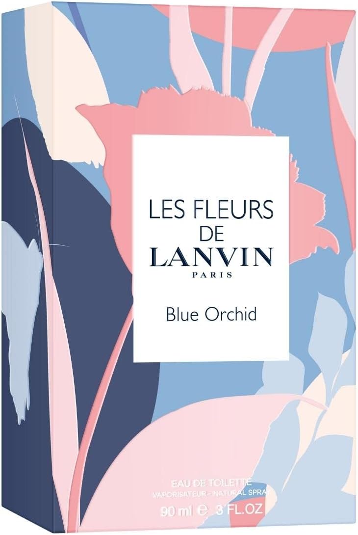 Les Fleurs De Lanvin Blue Orchid by Lanvin Eau De Toilette Spray
