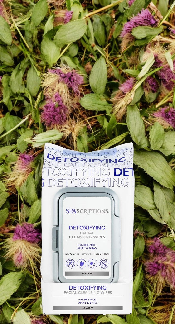 Spa Scriptions Detoxifying Facial Cleansing Wipes 60 Wipes