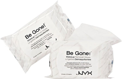 NYX Be Gone Makeup Remover Wipes - White