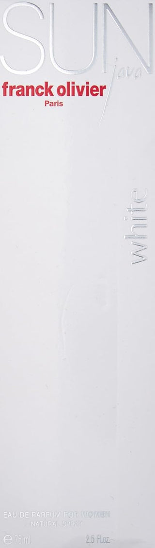 Sun Java White by Franck Olivier Eau De Parfum Spray