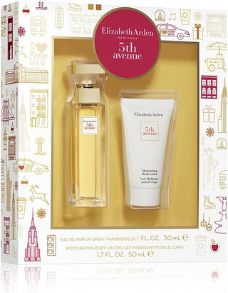 5th Avenue by Elizabeth Arden Gift Set - 1 oz Eau De Parfum Spray + 1.7 oz Body Lotion