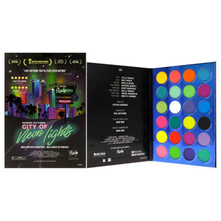 RUDE City of Neon Lights - 24 Vibrant Pigment & Eyeshadow Palette