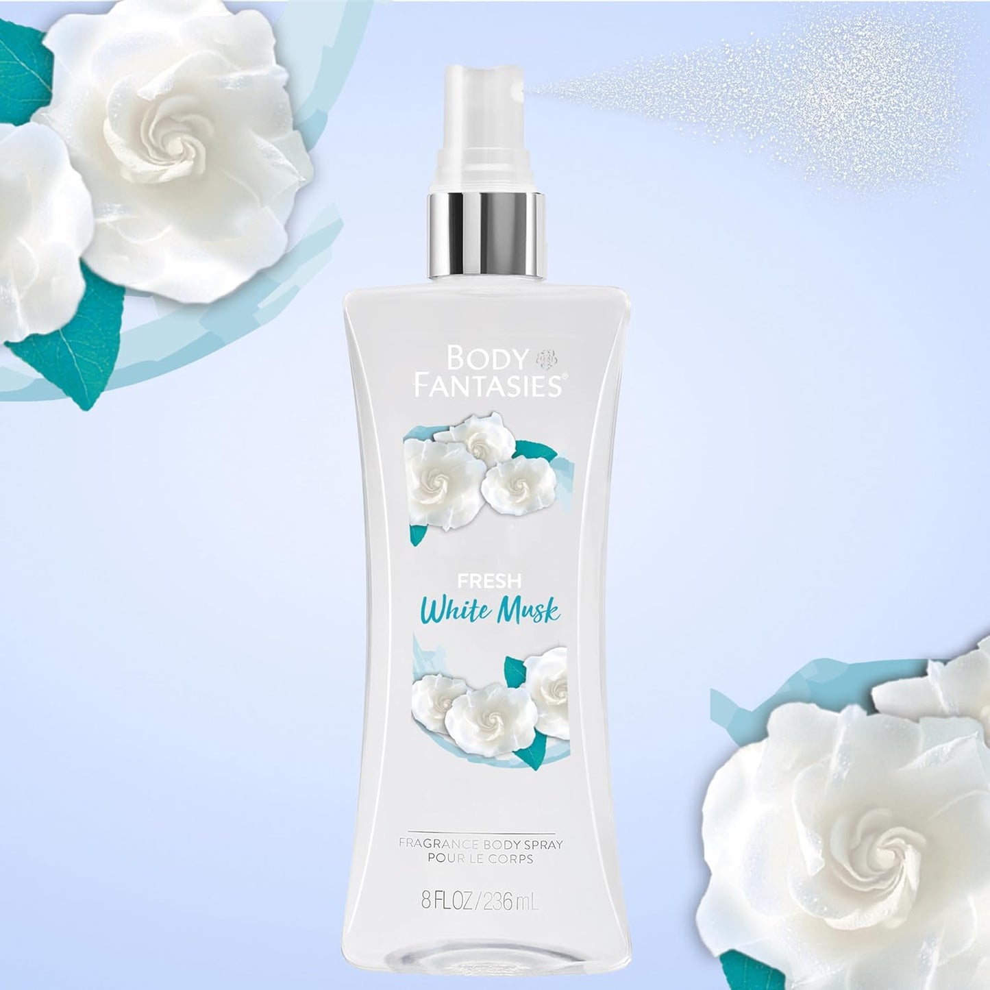 Body Fantasies Signature Fresh White Musk by Parfums De Coeur Body Spray