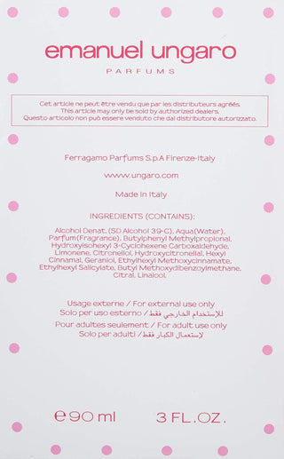 Ungaro Party by Ungaro Eau De Toilette Spray