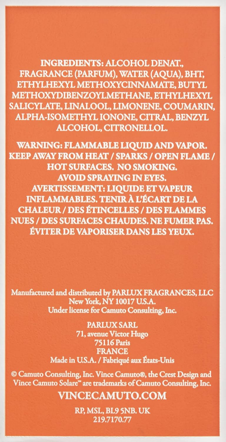 Vince Camuto Solare by Vince Camuto Eau De Toilette Spray