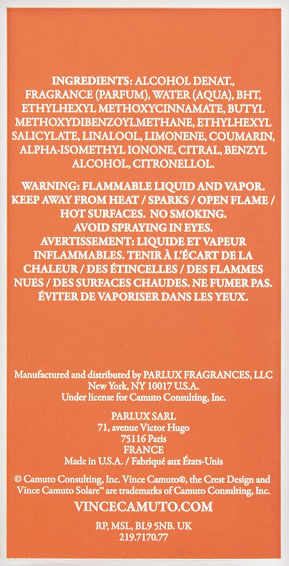 Vince Camuto Solare by Vince Camuto Eau De Toilette Spray