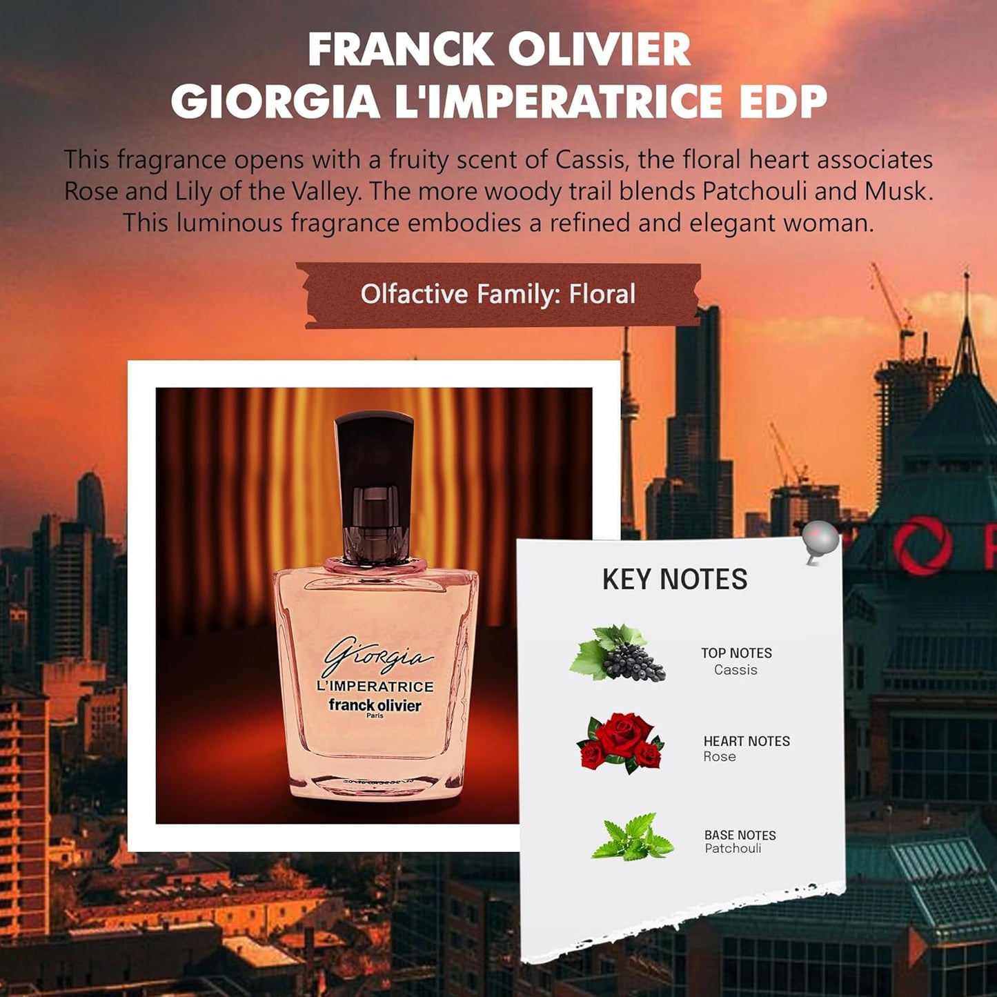 Franck Olivier Giorgio L'imperatrice by Franck Olivier Eau De Parfum Spray