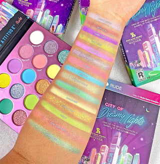 RUDE City of Dreamy Lights - 15 Dreamy Pastel Pigment & Eyeshadow Palette