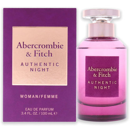 Abercrombie & Fitch Authentic Night by Abercrombie & Fitch Eau De Parfum Spray