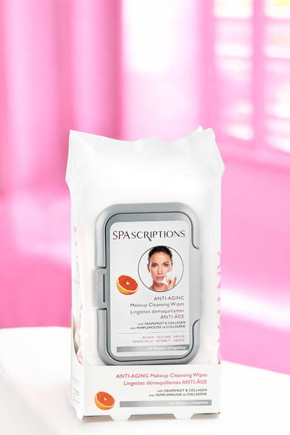 Spa Scriptions Micellar Facial Cleansing Wipes 60 Wipes