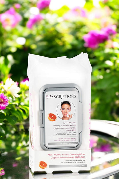 Spa Scriptions Micellar Facial Cleansing Wipes 60 Wipes
