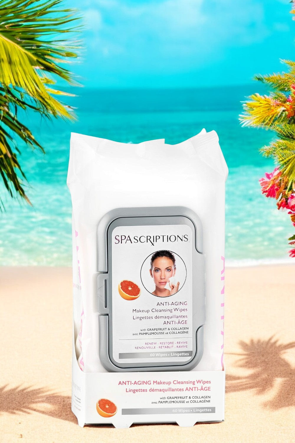 Spa Scriptions Micellar Facial Cleansing Wipes 60 Wipes