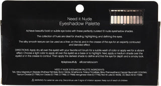 e.l.f. Need It Nude Eyeshadow Palette(New)