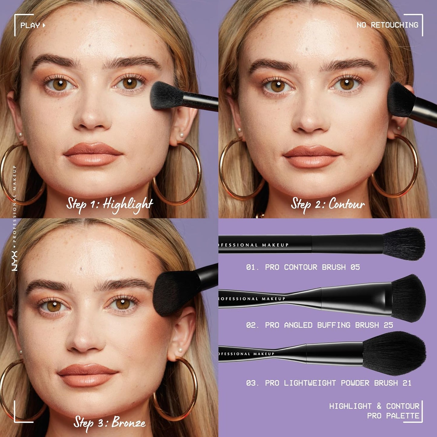 NYX Hightlight & Contour Pro Palette