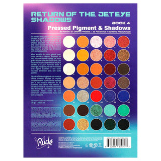 RUDE Return Of The Jet Eyeshadows 35 Eyeshadow Palette - Book 4