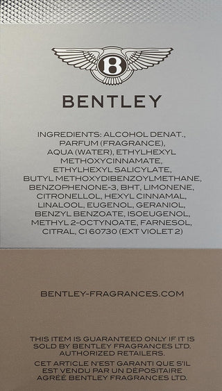 Bentley Infinite Intense by Bentley Eau De Parfum Spray