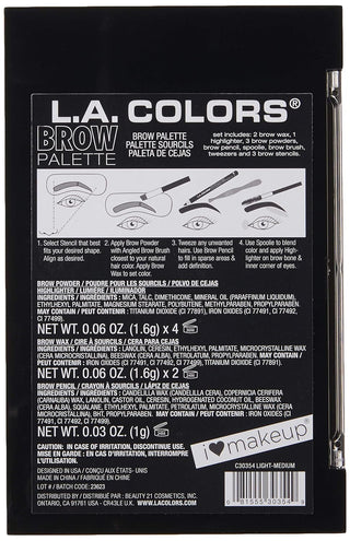 L. A. COLORS I Heart Makeup Brow Palette