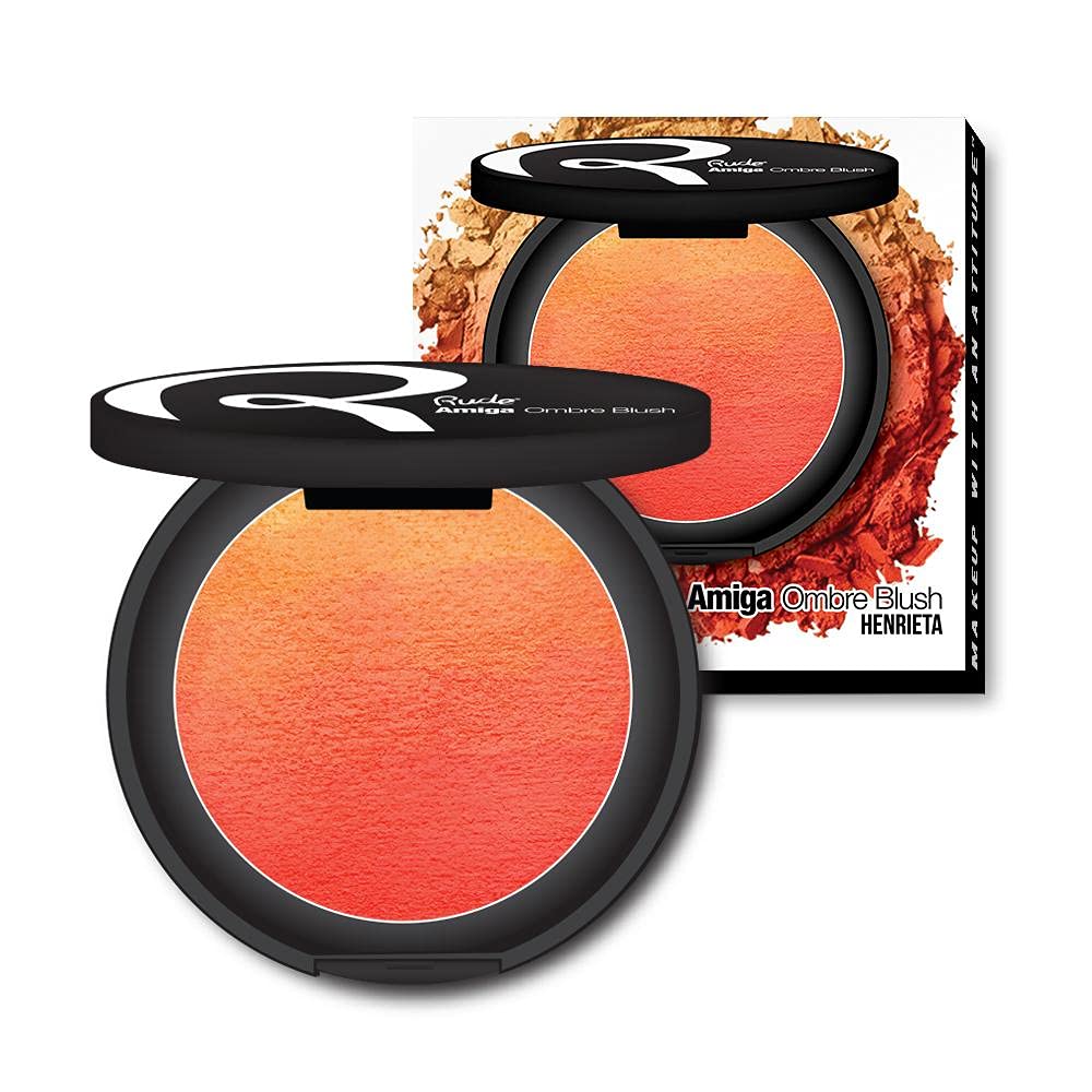 RUDE Amiga Ombre Blush Acrylic Display, 72 Pieces