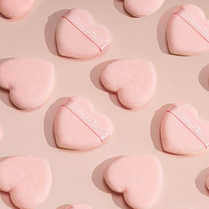 Amor Us Makeup Powder Puff 2 Pack-Hearts