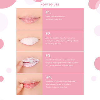 RUDE Bubblelicious Lip Exfoliator