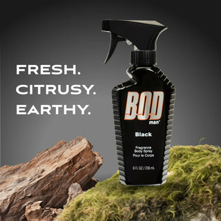 Bod Man Black by Parfums De Coeur Body Spray