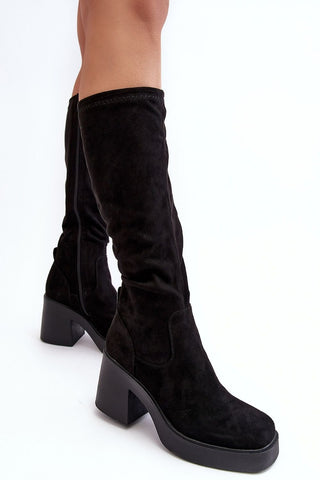 Heel boots Step in style