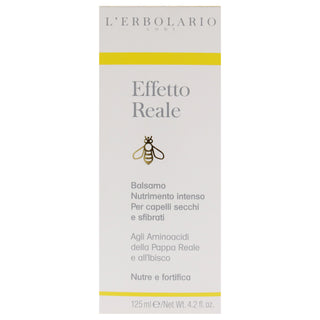 Effetto Reale Intense Nourishment Conditioner by LErbolario for Unisex - 4.2 oz Conditioner