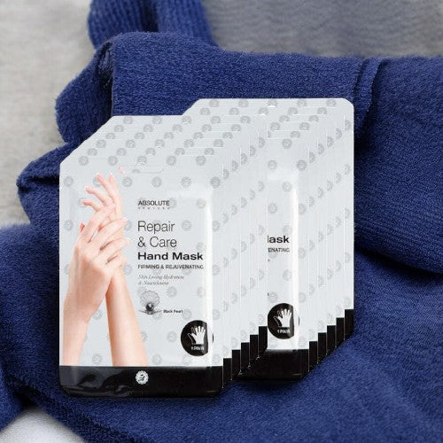Absolute Repair & Care Hand Mask - Black Pearl - Pack of 12 Pairs