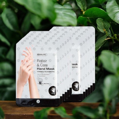 Absolute Repair & Care Hand Mask - Black Pearl - Pack of 12 Pairs