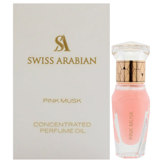 Pink Musk by Swiss Arabian for Unisex - 0.4 oz Parfum Oil