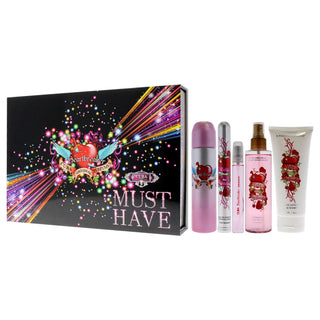 Cuba Must Have Heartbreaker by Cuba for Women - 5 Pc Gift Set 3.4oz EDP Spray, 1.17oz EDP Spray, 0.5oz EDP Spray, 6.6oz Body Lotion, 6.6oz Body Splash