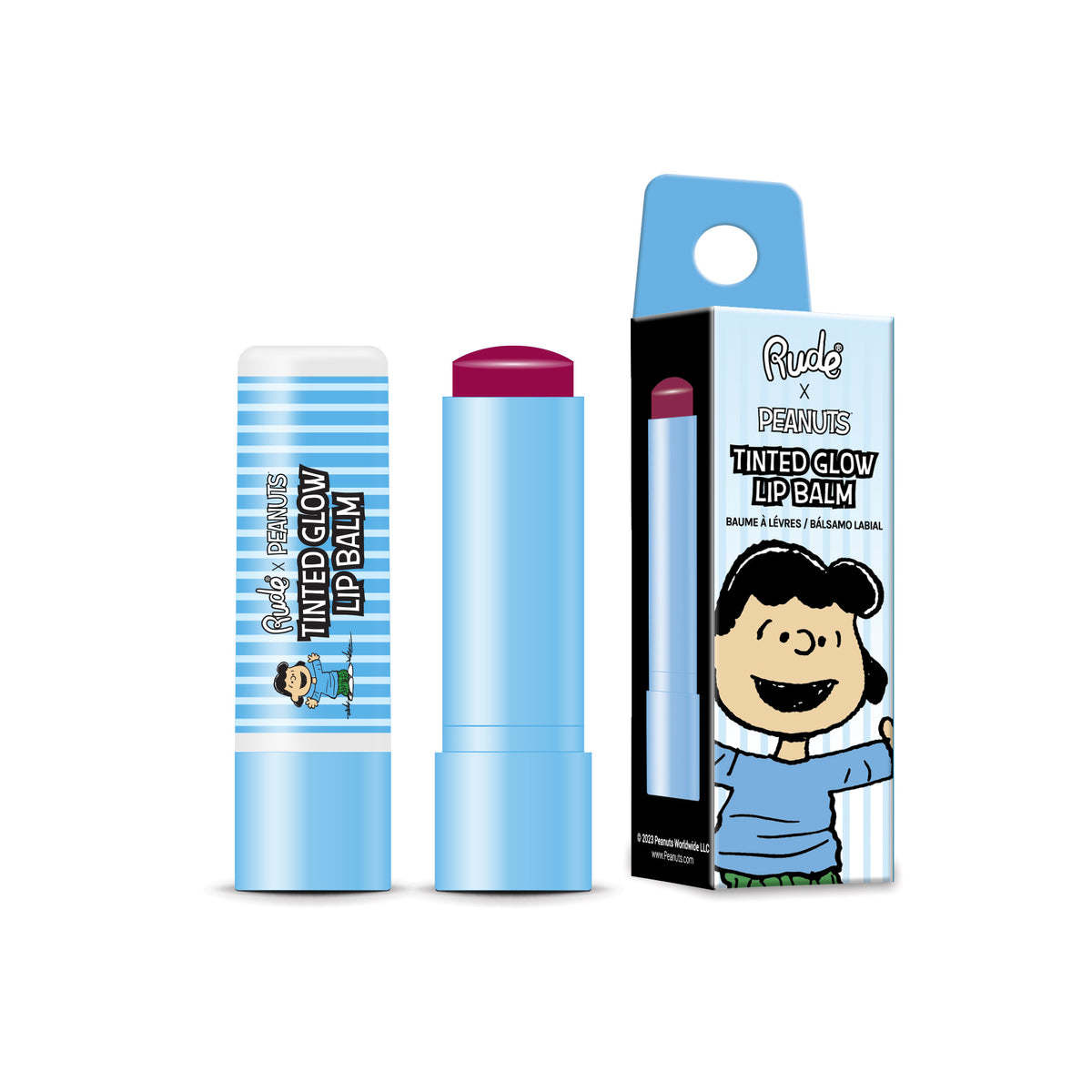 Rude Peanuts Tinted Glow Lip Balm - Moisturizing Lip Balm with a Tinted Glow - 0.15 oz