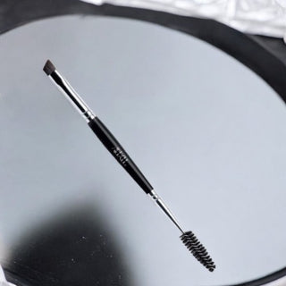 ARDELL Duo Brow Brush - Black / Silver