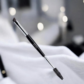 ARDELL Duo Brow Brush - Black / Silver