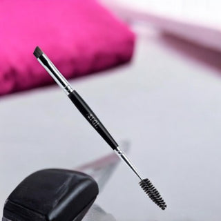 ARDELL Duo Brow Brush - Black / Silver