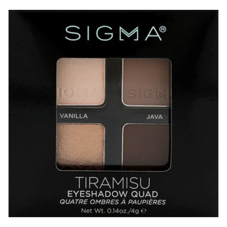 Eyeshadow Quad - Tiramisu by SIGMA for Women - 0.14 oz Eye Shadow