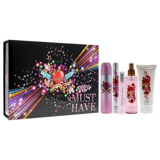 Cuba Must Have Heartbreaker by Cuba for Women - 5 Pc Gift Set 3.4oz EDP Spray, 1.17oz EDP Spray, 0.5oz EDP Spray, 6.6oz Body Lotion, 6.6oz Body Splash