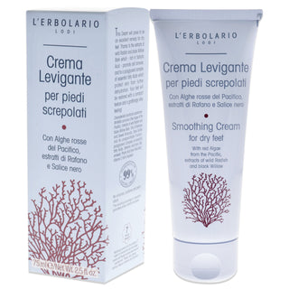 Smoothing Cream for Cracked Feet by Lerbolario for Unisex - 2.5 oz Cream