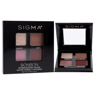 Eyeshadow Quad - Bonbon by SIGMA for Women - 0.14 oz Eye Shadow