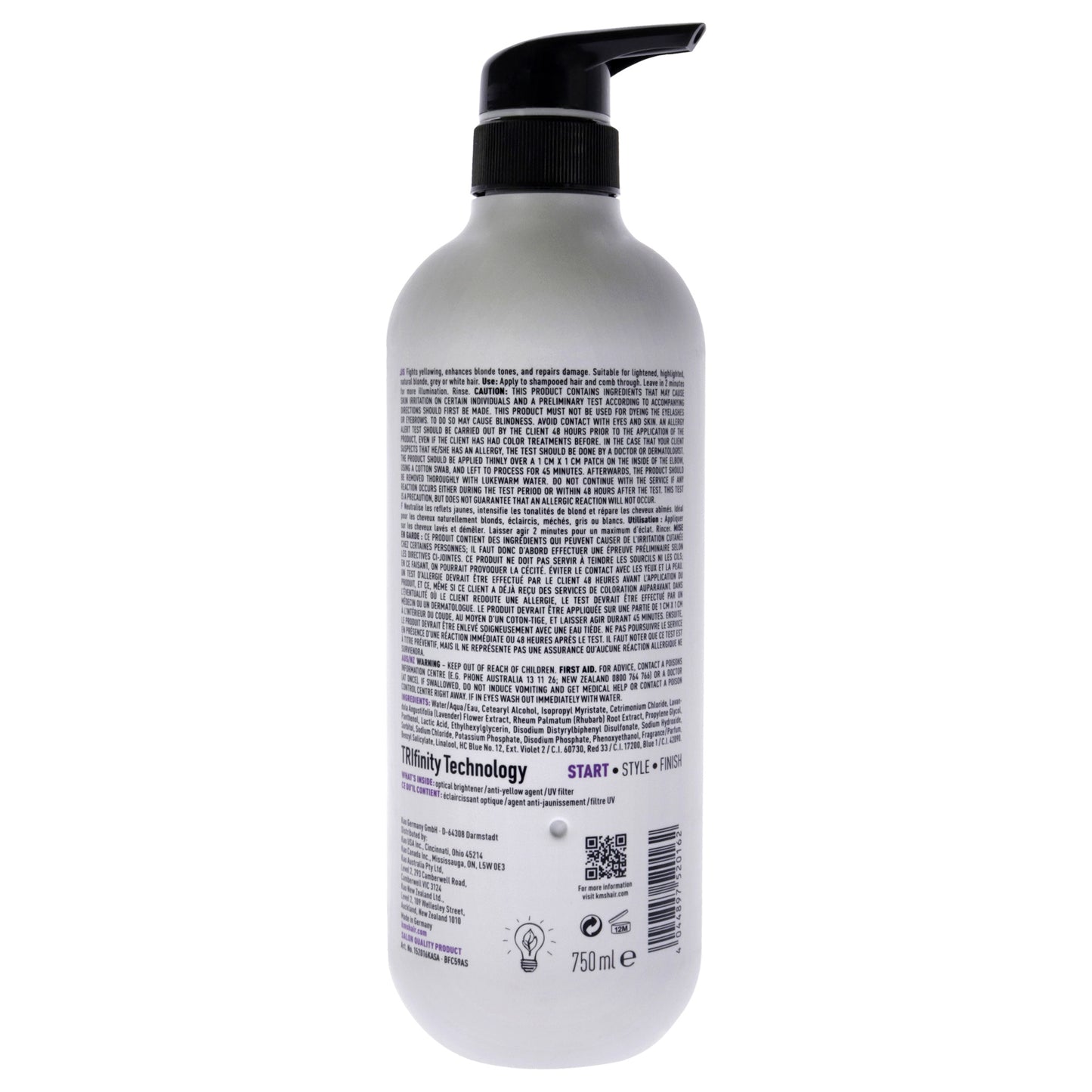Color Vitality Blonde Conditioner by KMS for Unisex - 25.3 oz Conditioner