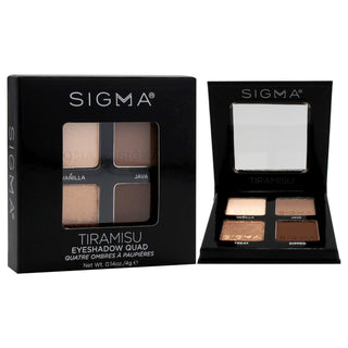 Eyeshadow Quad - Tiramisu by SIGMA for Women - 0.14 oz Eye Shadow