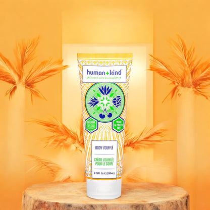 Body Souffle Cream - Tube by Human+kind for Unisex - 6.76 oz Cream