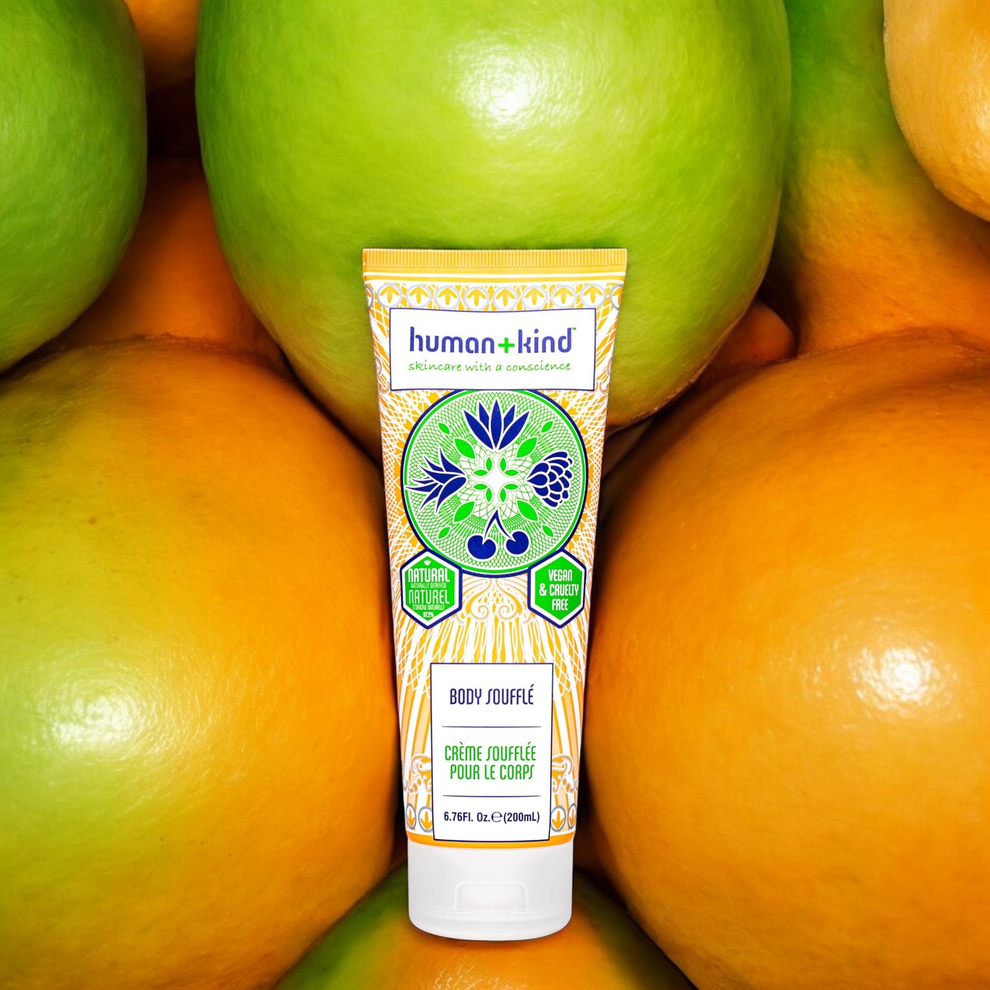 Body Souffle Cream - Tube by Human+kind for Unisex - 6.76 oz Cream