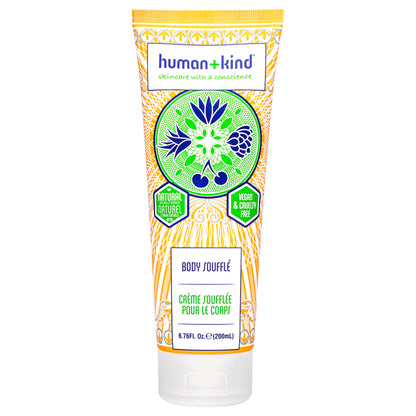 Body Souffle Cream - Tube by Human+kind for Unisex - 6.76 oz Cream