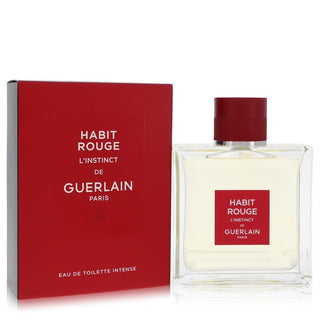 Habit Rouge L'instinct by Guerlain Eau De Toilette Intense Spray